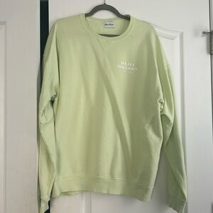 Hazel Boutique Light Washed Green Crewneck